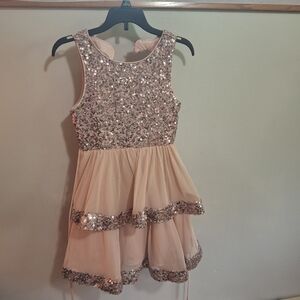 Sparkling Pink Kids Dress